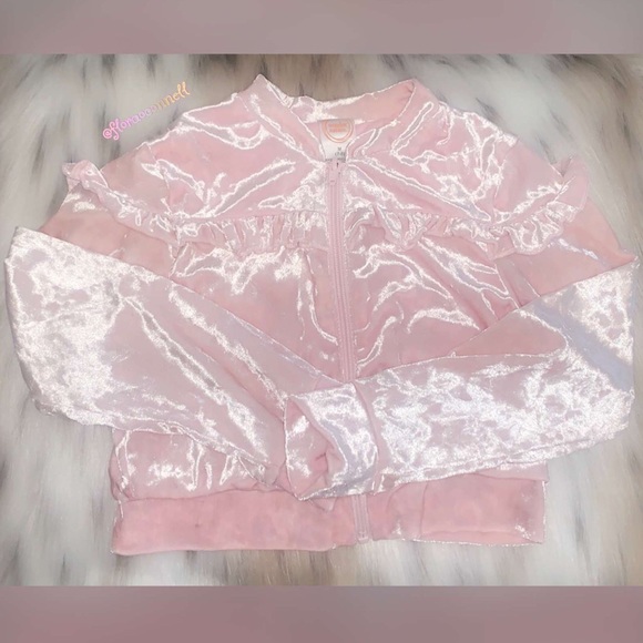 Pink Ruffled Jacket - Picture 1 of 1